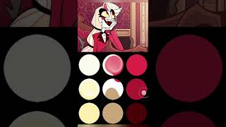 Carlie color palette hazbinhotel carliemorningstar carlie colormixing palette mastermind [upl. by Aicella]