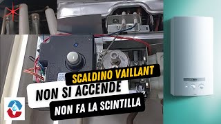 scaldino Vaillant a pile camera aperta Mag mini it 11 non parte e va in blocco la luce rossa [upl. by Aitnahs]