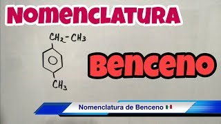 Nomenclatura de BENCENO Hidrocarburos Aromáticos [upl. by Genovera]