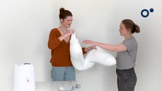 How to refill your pregnancy pillow  doomoo Buddy [upl. by Ainatnas]