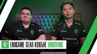 Endgame Gear KB65HE UNBOXING with Anlelele and cej0t [upl. by Wester]