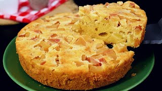 Inverted apple cake recipe  Its super fluffy quick and easy perfect for everyday use [upl. by Marco]