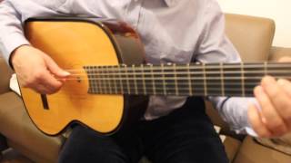 Tango played on Contreras Guitar Model Carlevaro [upl. by Sirtemed]