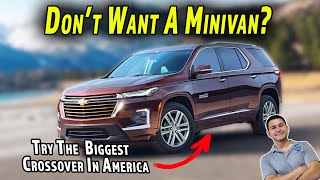 The 2023 Chevy Traverse Is The UnMinivan Family Hauling Champion [upl. by Intyre]