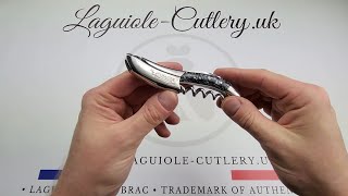 Laguiole Sommelier Corkscrew Mussel Shells  Laguiole UK [upl. by Marlie193]