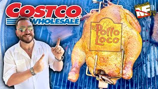 Costco Full Chicken🐔with El Pollo Loco Marinade on a Weber 22 Inch Kettle BBQ Rotisserie Conversion [upl. by Elinad]