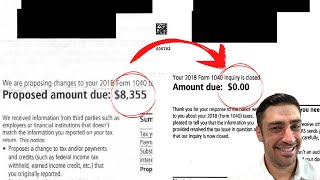 IRS Proposed Amount Due – My Response 1 [upl. by Oht]