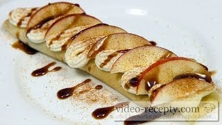 Palacinky s jablkami  videorecept [upl. by Martijn963]