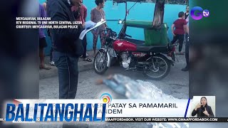 Tricycle driver patay sa pamamaril ng ridingintandem  BT [upl. by Hairahcez]