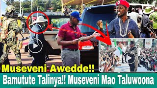 Museveni Awedde Tanakikiriza Bamutute Talinya Mao Taluwoona Bobi Wine Adumidde [upl. by Eiramik]