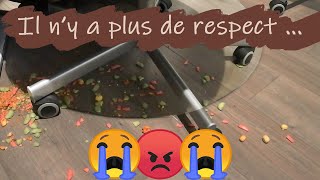 VLOG  Il ny a plus de respect 😭  Retenezmoi ou je le jette par la fenêtre 💥💥💥 [upl. by Arabel548]