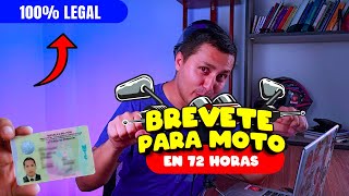 🥇BREVETE PARA MOTO PERÚ EN 72 HORAS ✅ 100 LEGAL 2023 [upl. by Xantha]