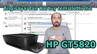 HP GT5820 Bilgisayardan Kartuş Temizlettirme  Nasıl Yapılır  Bölüm  459 4K [upl. by Ardnasirhc]