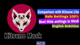 Kitsune Mask Settings Full vs Lite version comparison [upl. by Latsirhc80]