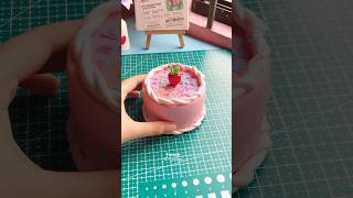 DIY fake cake box 🎂 craft diy creative viralshorts shorts [upl. by Rebah]