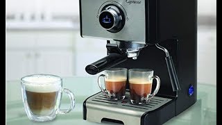 Capresso 123 05 EC300 Cappuccino Espresso Machine Review Well designed basic espresso machine ​ [upl. by Casanova989]