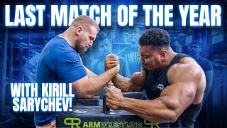 I LEARNED HOW TO SHOULDER PRESS IN ARM WRESTLING ft KIRILL SARYCHEV  JAMES ENGLISH [upl. by Ellemrac255]