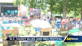 WC Handy Blues amp Barbecue Festival continues in Henderson [upl. by Ddet]