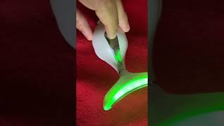 How to use facial massager So easyPelcas facial massager shorts [upl. by Selrac874]