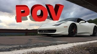 POV You Drive the Ferrari 458 Italia in a Tunnel Chased by Lamborghini Aventador [upl. by Inohtna627]