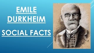 Sociology for UPSC  Durkheim  SOCIAL FACTS  Lecture 70 [upl. by Eltsyrk905]