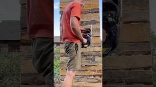 DIY Wooden Door Made with Just a Chainsaw – Incredible Skills [upl. by Eal]