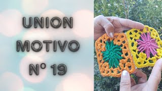 Unión Motivo GRANNY SQUARES a crochet o ganchillo N° 19 tutorial paso a paso Moda a Crochet [upl. by Lemmy974]