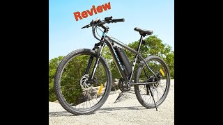 ANCHEER Electric Bike for Adults Peak 750W Motor Electric Mountain Bike Review bike electric [upl. by Yankee]