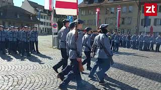 Fahnenübernahme auf dem Zofinger Kinderfest 2024 [upl. by Broucek]