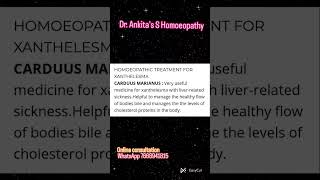 Xanthelasmahomoeopathictreatment [upl. by Aleunamme]