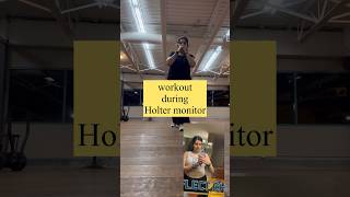 Workout during Holter monitor test  Day 7  weightloss challenge  PCODyoutubeshorts [upl. by Norud109]