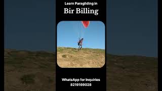 Learn Paragliding in Bir Billing 🇮🇳 paragliding adventure love [upl. by Valerye]