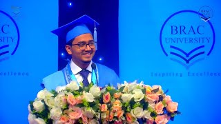 Valedictorian Speech of Md Tawhid Anwar  15th Convocation 2023  BRAC University  BracU [upl. by Nye]