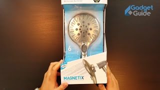 Moen Magnetix Showerhead Unboxing amp Review [upl. by Ahgiela]