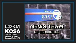 KOSA Channel 7 News Late Edition January 24 1991 [upl. by Leirua]