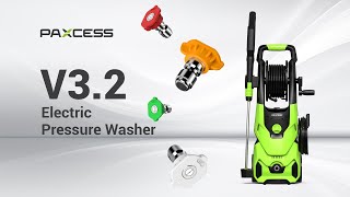 Paxcess Von32 Max 3500PSI 26GPM Electric Pressure Washer [upl. by Keslie]