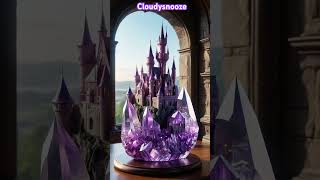 😍Enchanting Crystal Castle 🔮🏰CrystalCastle MagicalWorld EnchantingBeauty FantasyRealm Crystal [upl. by Lumpkin]