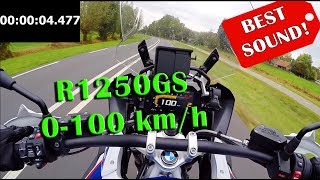 0100 acceleration BMW R1250GS HP 2019 [upl. by Martguerita]