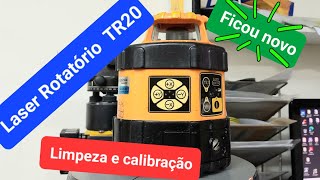 Laser Rotatório TR20  Limpeza e calibração [upl. by Leroy]