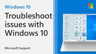 How to use the Windows Troubleshooter  Microsoft  Windows 10 [upl. by Htiaf]