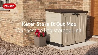 How to Build Keter Store It Out Max  Step by Step Assembly Video [upl. by Selrhc]