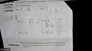 Adding amp Subtracting Fractions with Like Denominators [upl. by Pacien761]