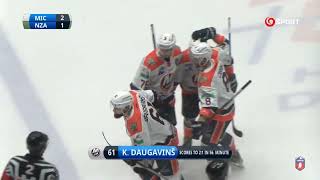 Kaspars Daugaviņš 2 Goals vs HC MIKRON Nove Zamky 13102023  Tipos Extraliga [upl. by Adelina312]