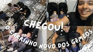 🎥 Terça feira  Carrinho modelo Burigotto Twingo  Opinião  faxina  botox  Rotina mãe de gêmeos [upl. by Ha]