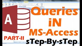 How to Create Queries in MSAccess  200720102016  Step By  Step  In Hindi 5 [upl. by Yrmac]