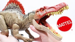 Camp Cretaceous Extreme Chompin Spinosaurus Review  Mattel Jurassic World  Camp Cretaceous [upl. by Ludovick]