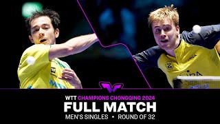 FULL MATCH  Hugo Calderano vs Truls Moregard  MS R32  WTTChongqing 2024 [upl. by Hobart]