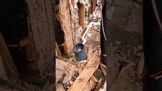 How Bad Can a Clogged Drain Ruin your house 😳 construction home diy [upl. by Idaf539]