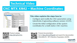 CNC MTX with XM42 controller  Setup of machine coordinate systems [upl. by Cioffred]