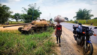 18 A Day in The DRC  Motorcycle Diaries  Overlanding Africa  Democratic Republic of Congo [upl. by Norford]